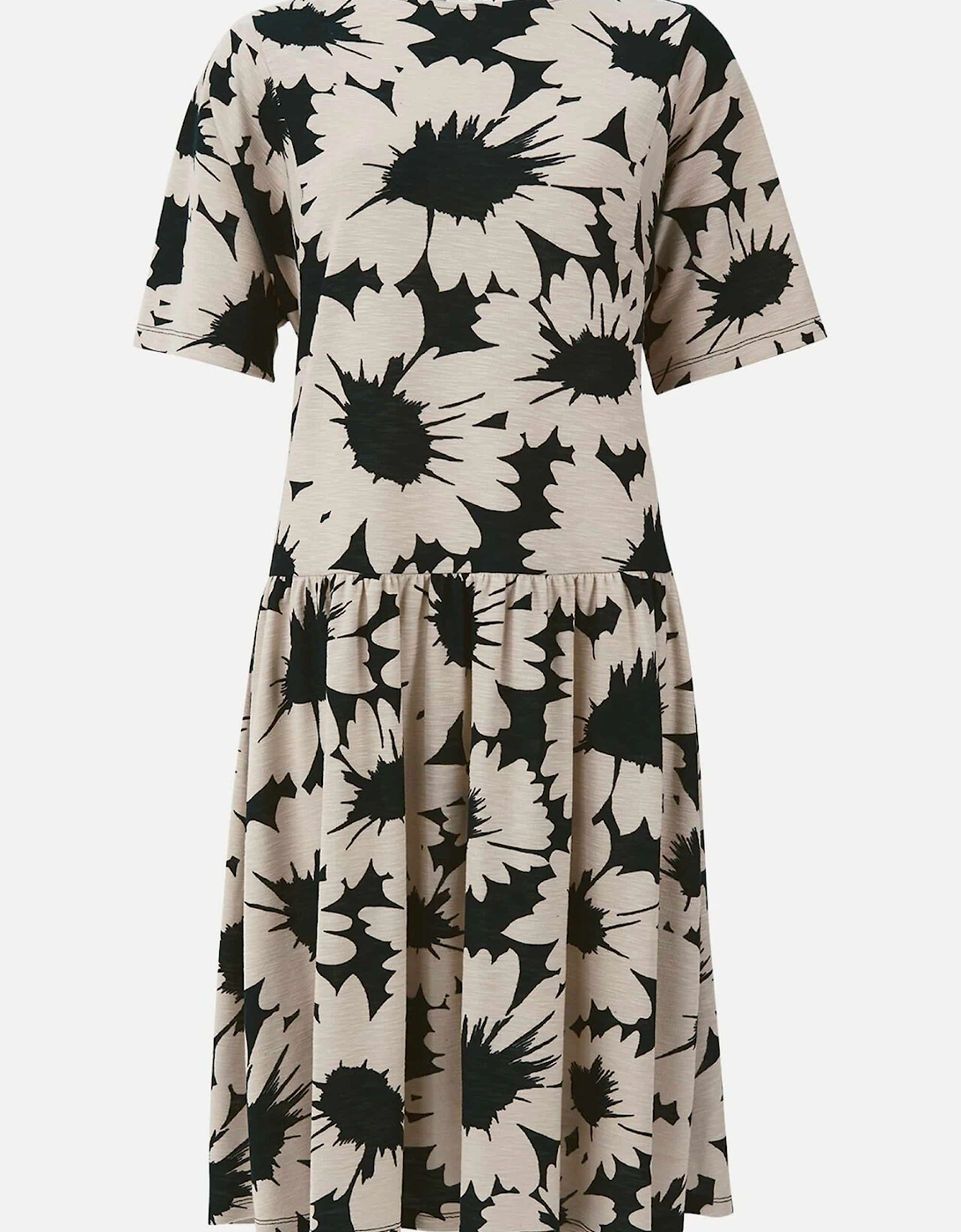 Daisy Print Swing Dress