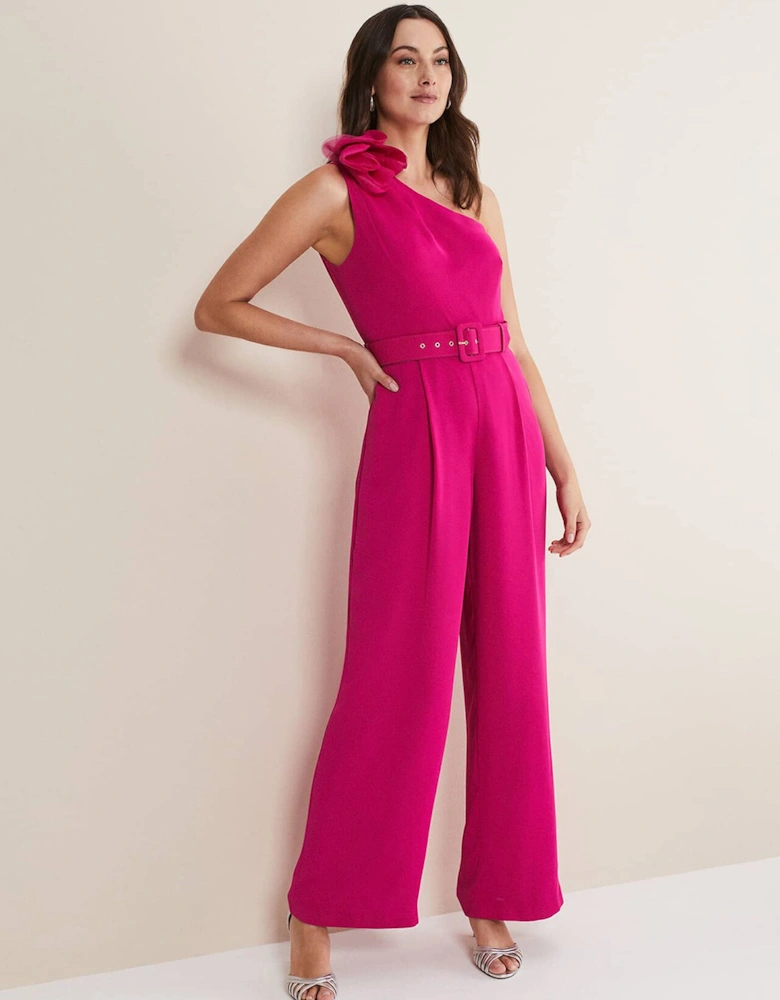 Luisa One Shoulder Jumpsuit