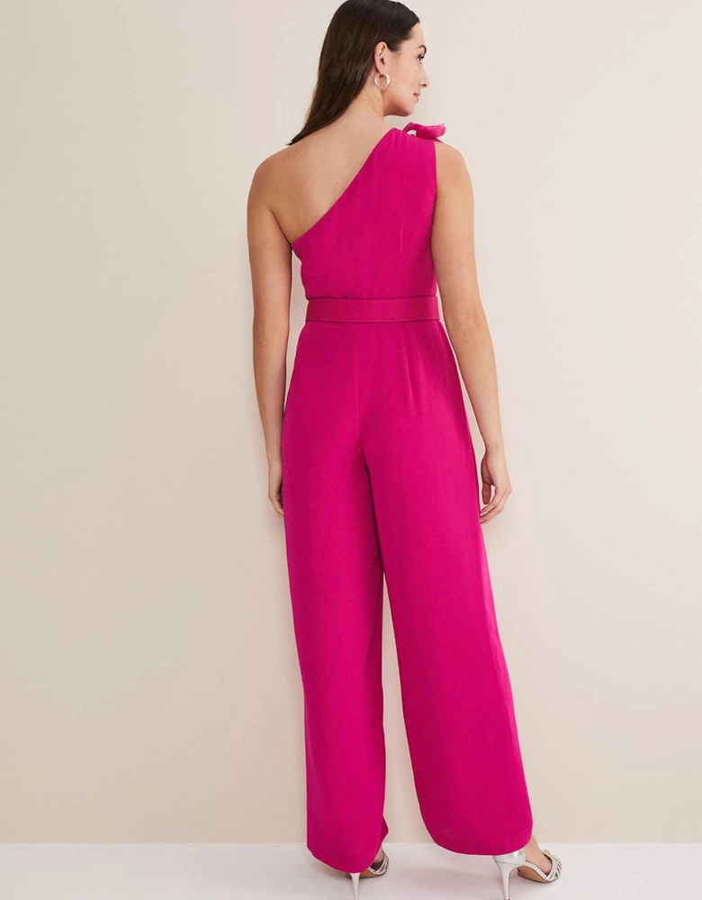 Luisa One Shoulder Jumpsuit