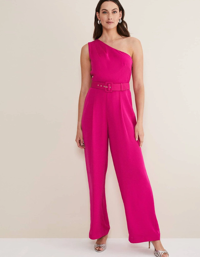 Luisa One Shoulder Jumpsuit