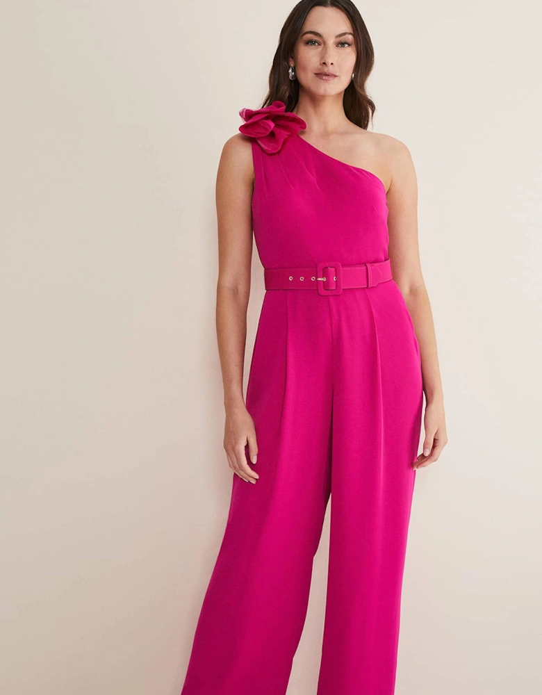 Luisa One Shoulder Jumpsuit