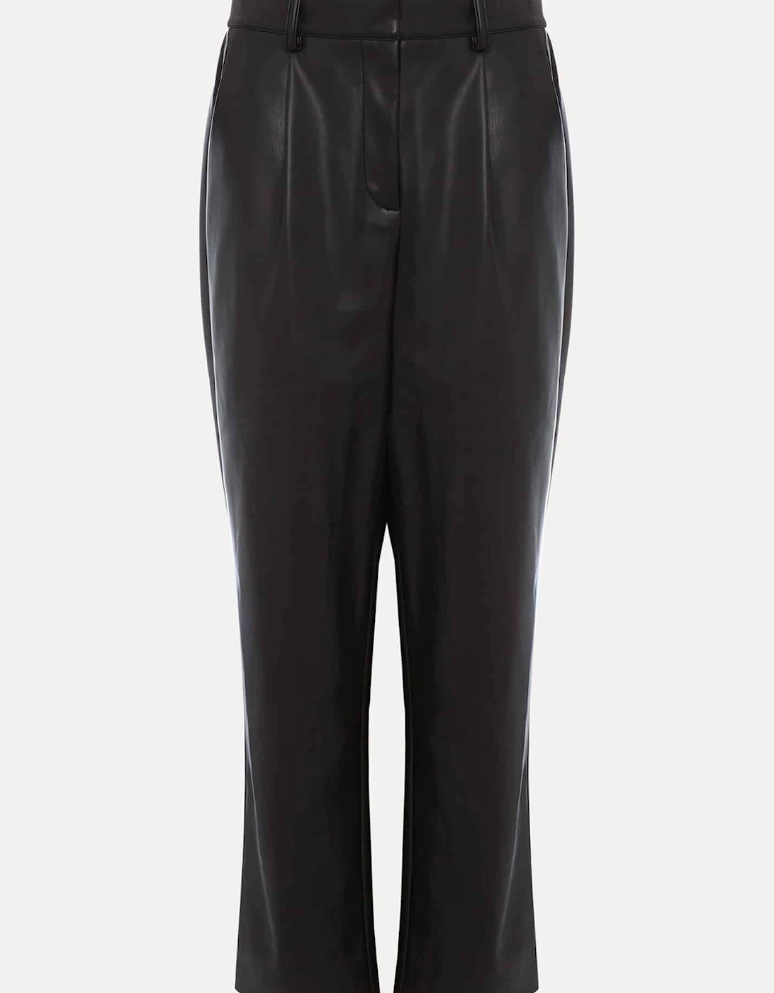 Rya Pleather Straight Leg Trouser