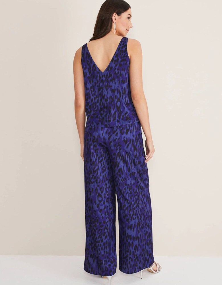 Coletta Leopard Print Trousers