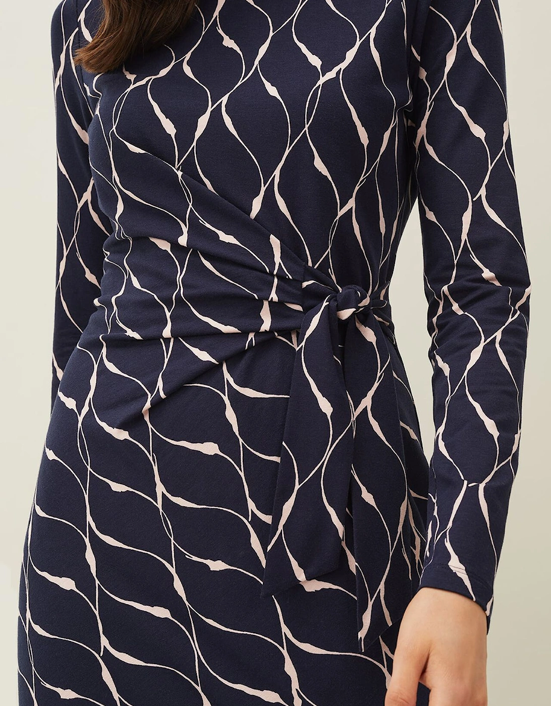 Ally Abstract Print Dress