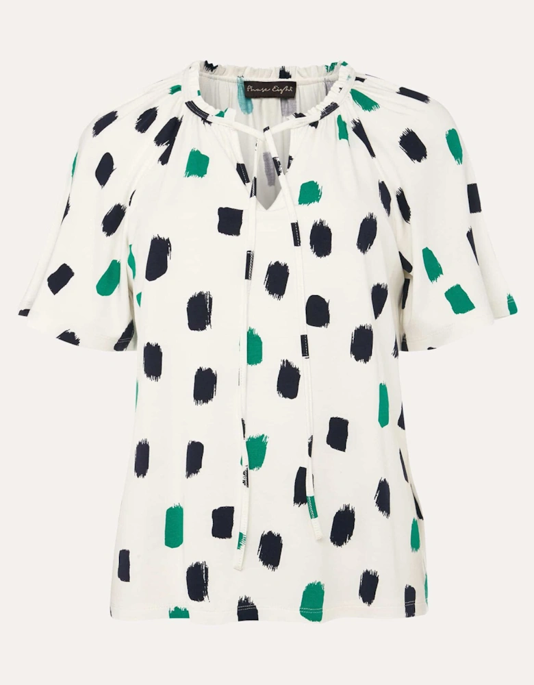 Dia Spot Print Top