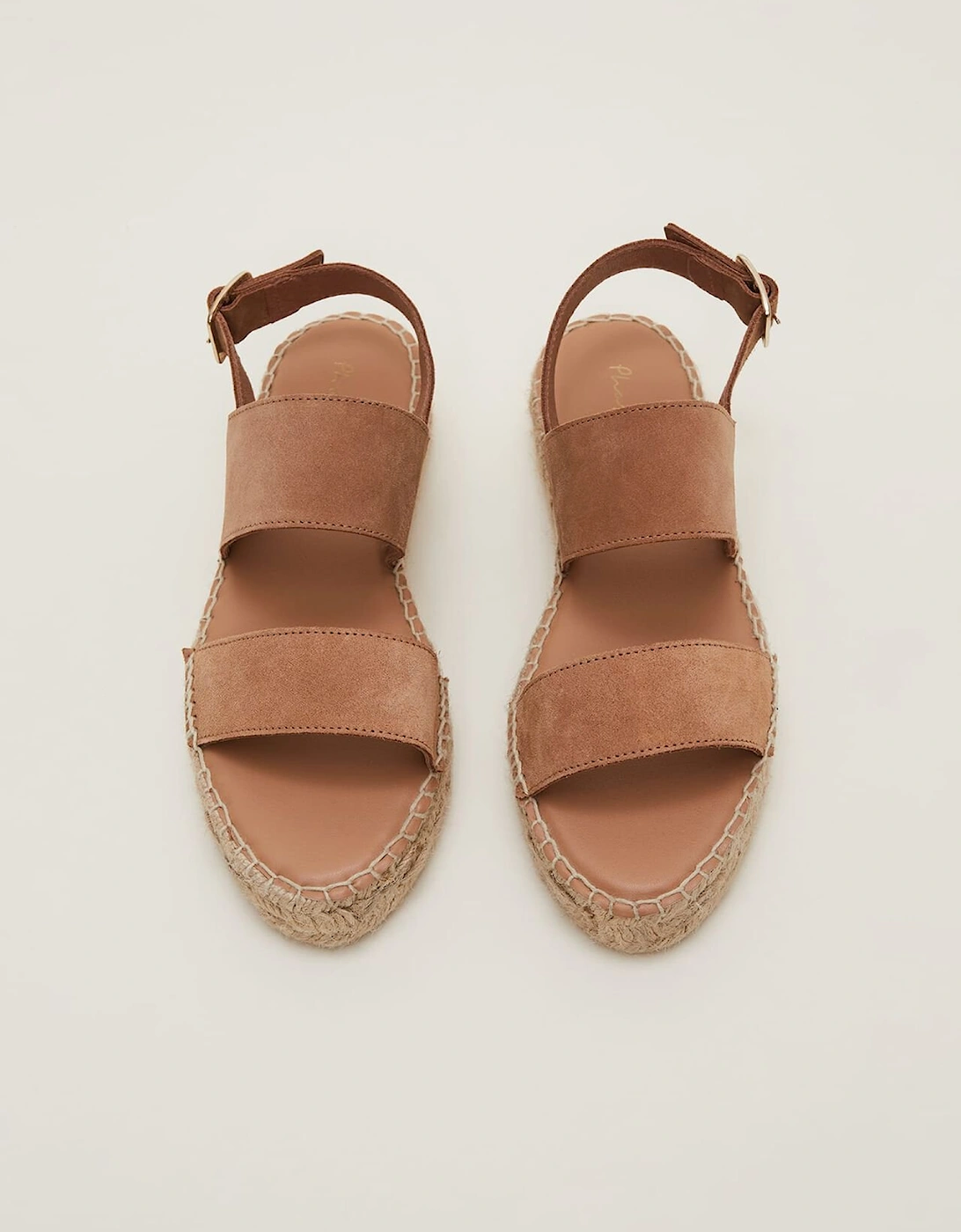 Brown Suede Chunky Sandals