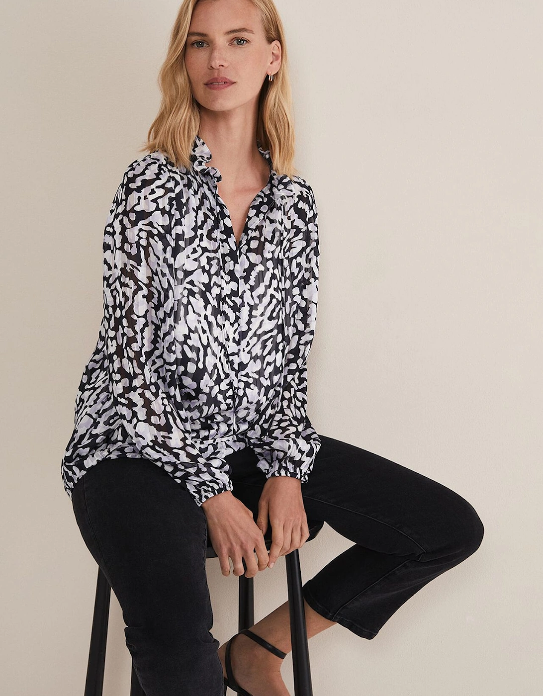 Amryn Abstract Blouse