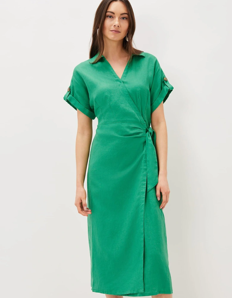 Yasse Linen Shirt Dress