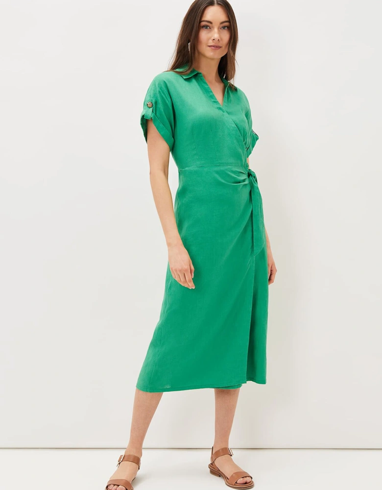 Yasse Linen Shirt Dress