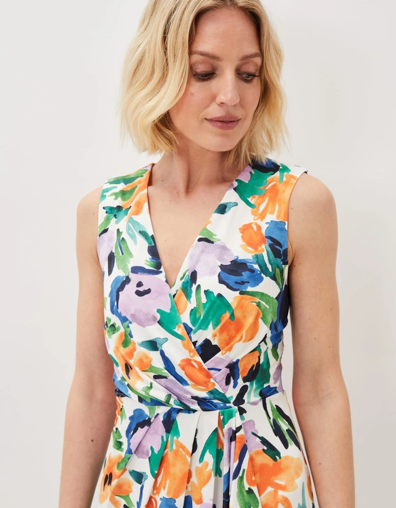 Essie Floral Midi Dress