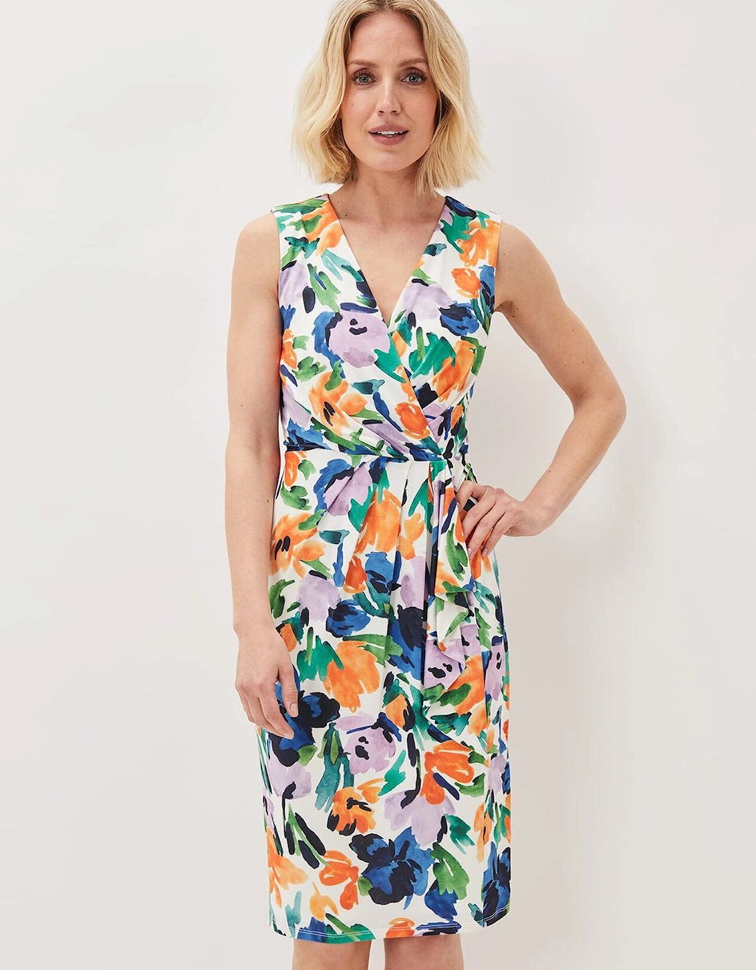 Essie Floral Midi Dress, 7 of 6