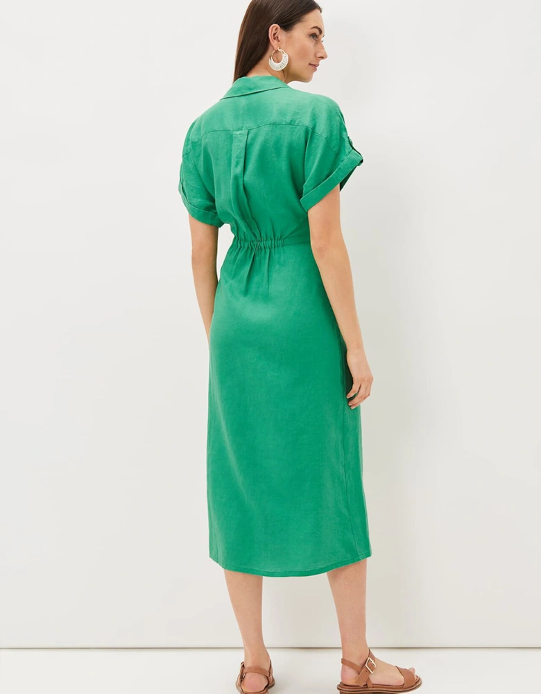 Yasse Linen Shirt Dress