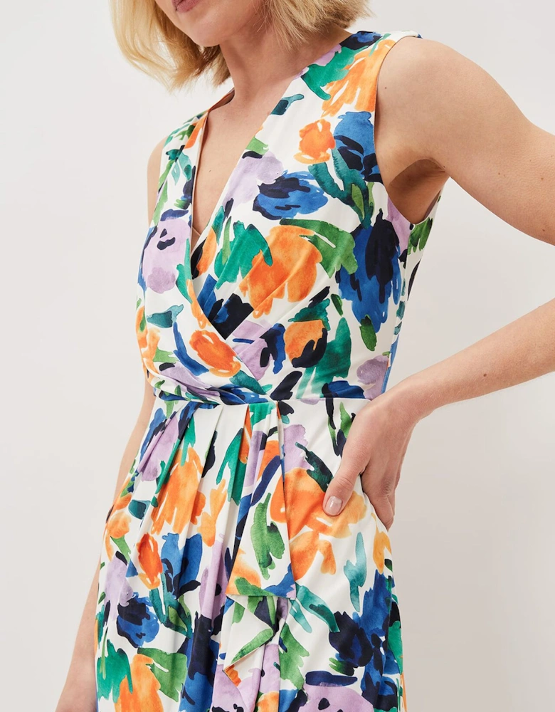 Essie Floral Midi Dress