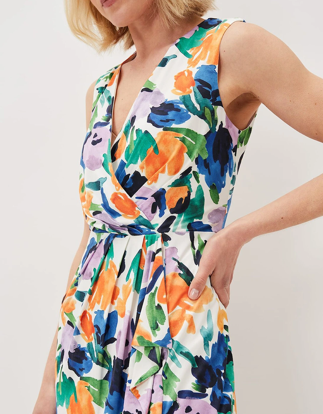 Essie Floral Midi Dress