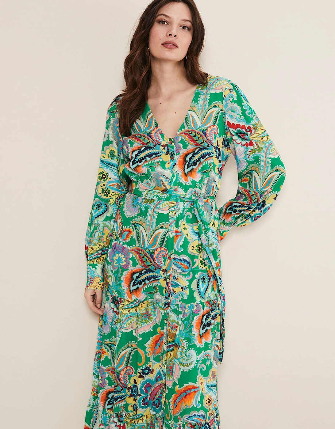 Azalia Paisley Maxi Dress