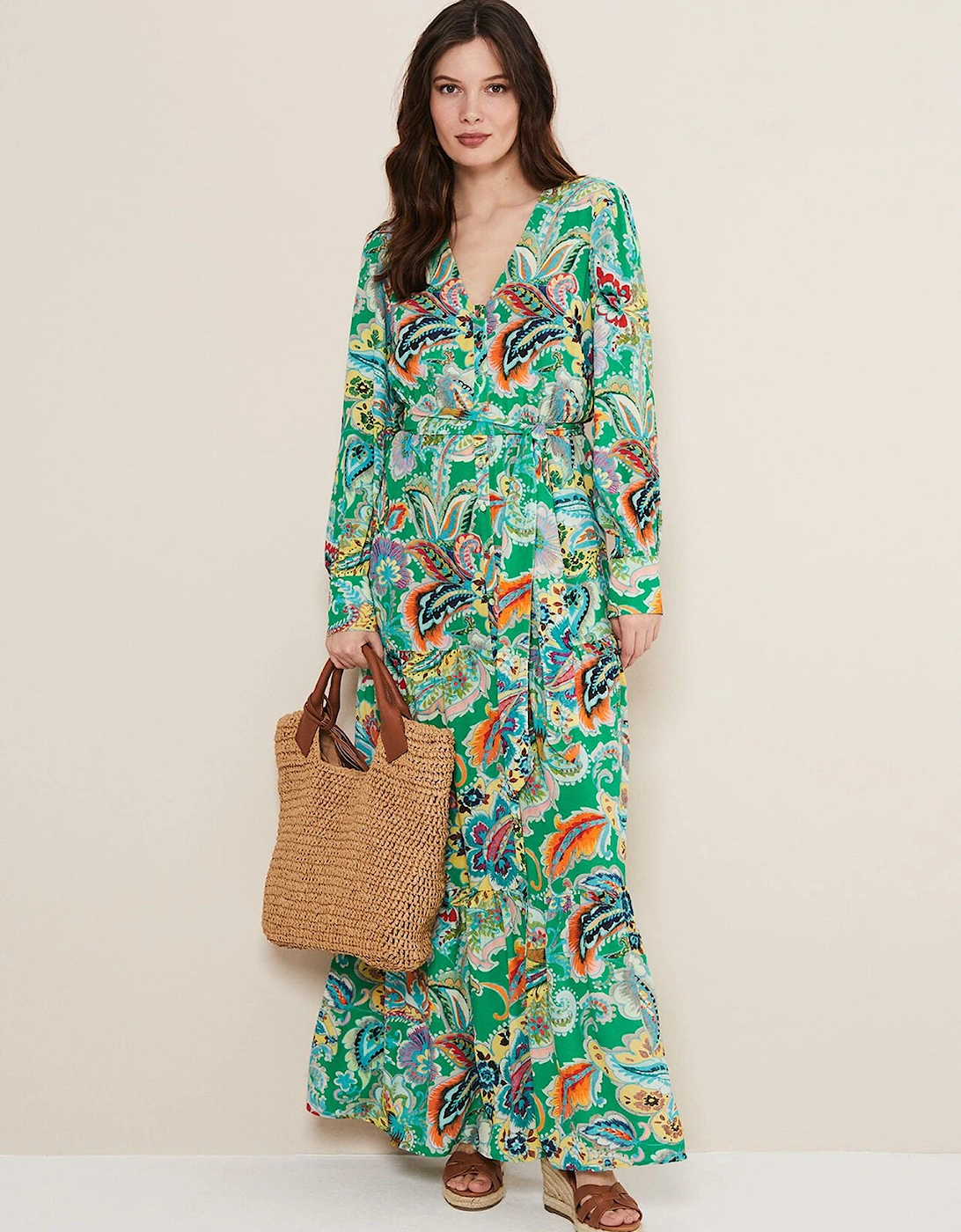 Azalia Paisley Maxi Dress, 7 of 6