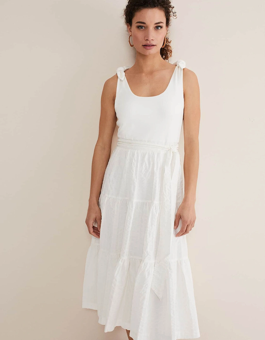 Jennie Strappy Tiered Dress