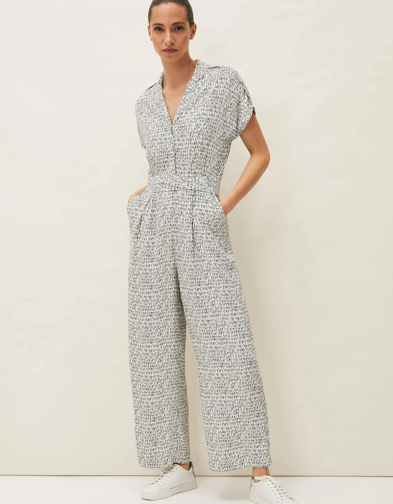 Paige Abstract Print Jumpsuit