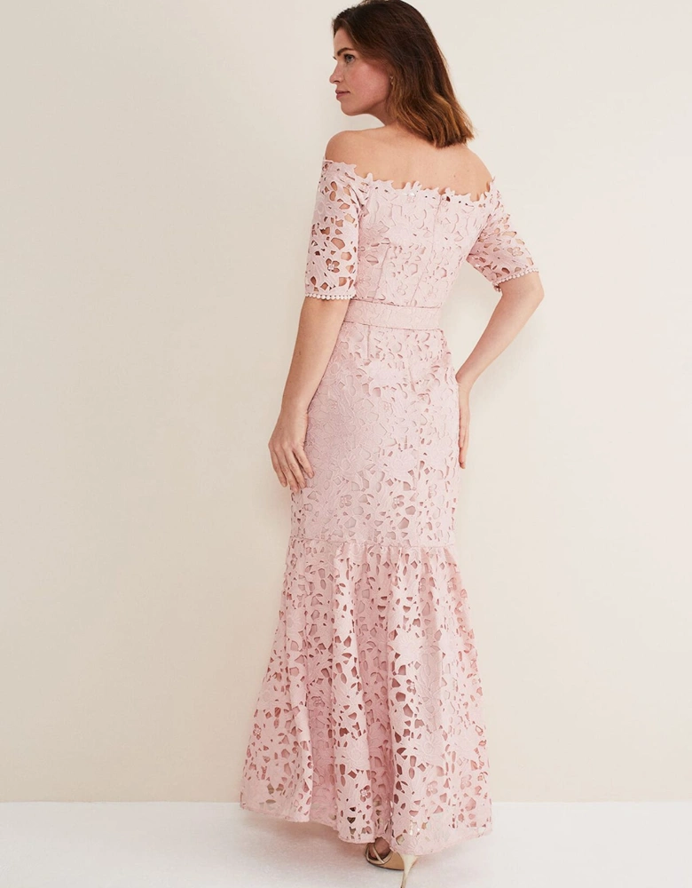 Tallulla Lace Bardot Maxi Dress