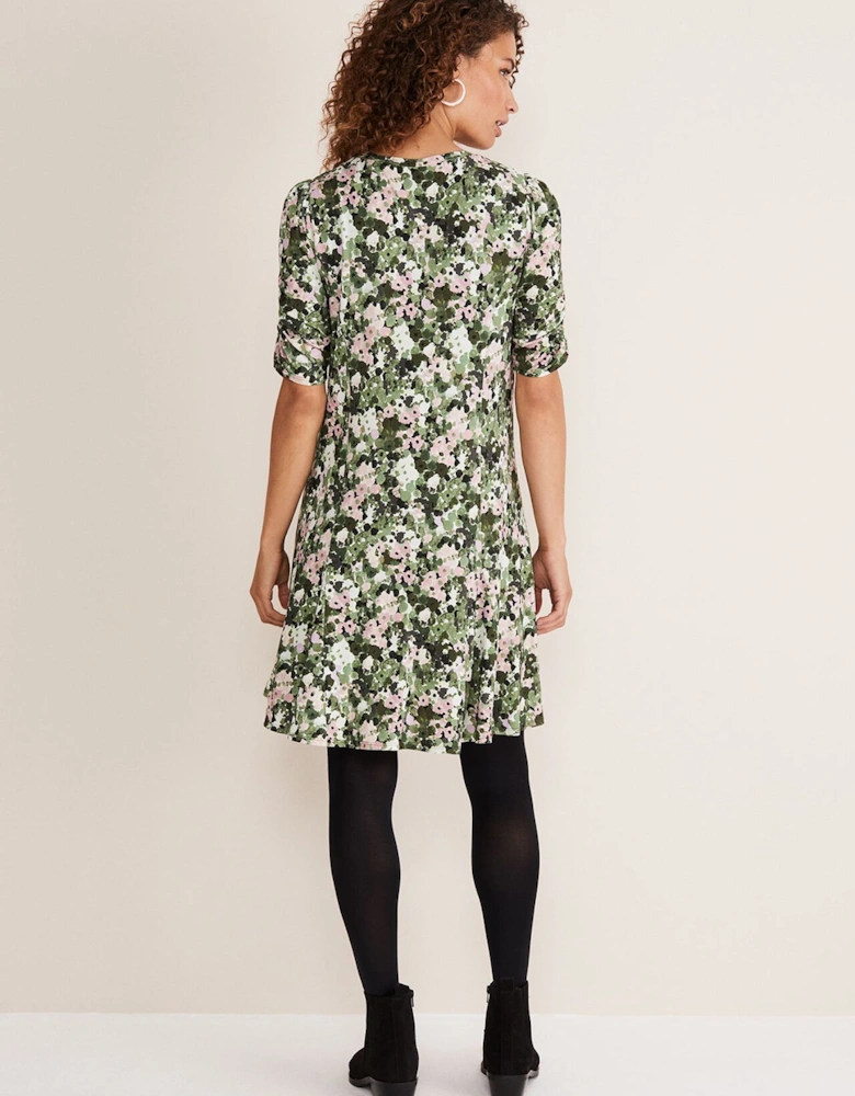 Jolee Printed Jersey Dress