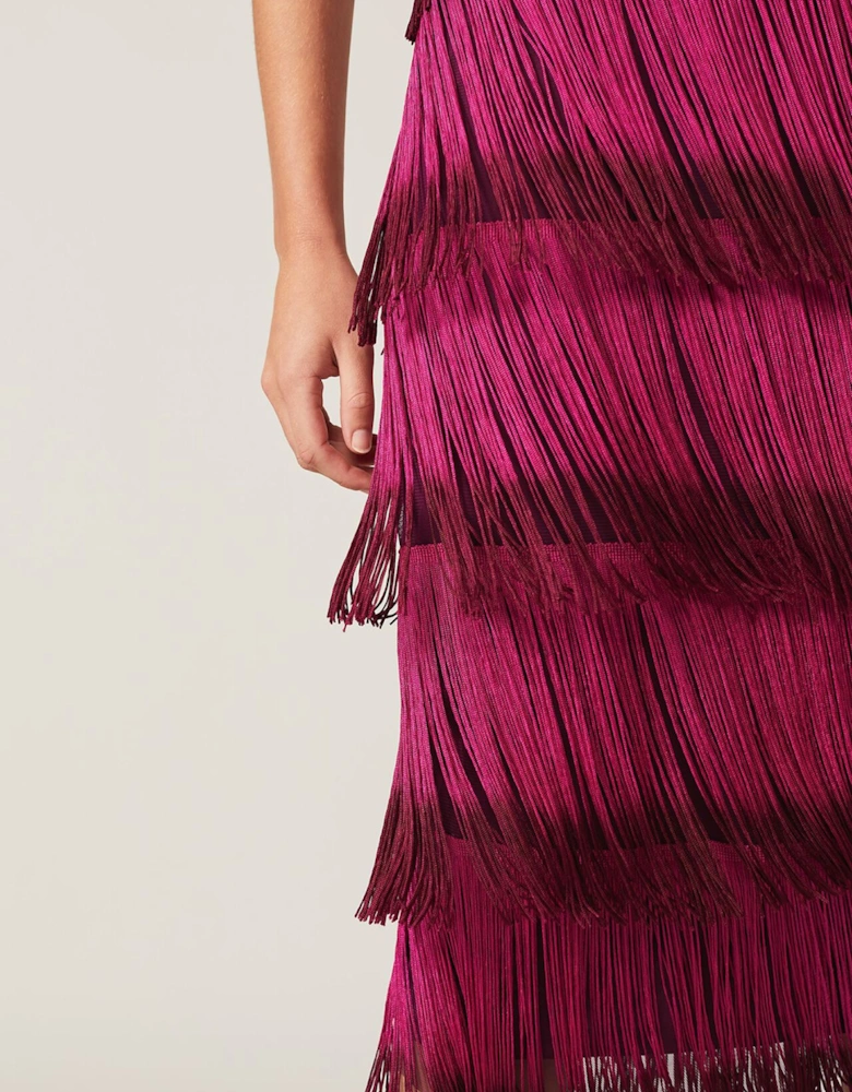 Katalina Dip Dye Fringe Dress