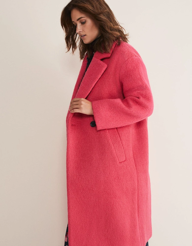 Quinn Textured Cocoon Coat