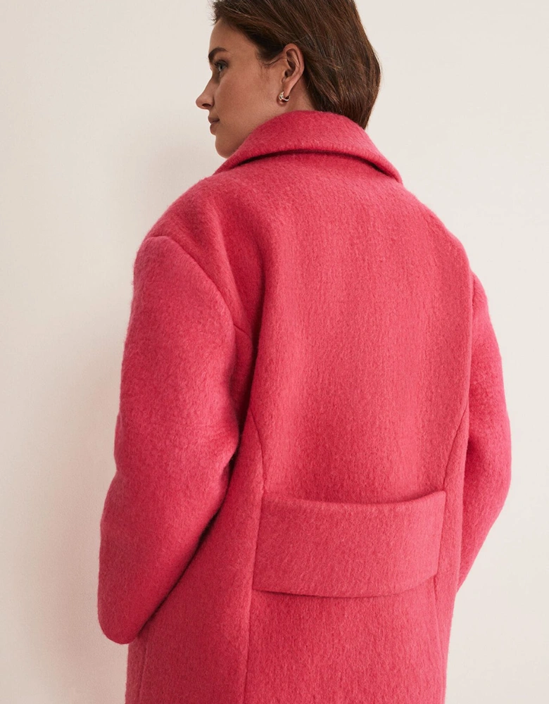 Quinn Textured Cocoon Coat