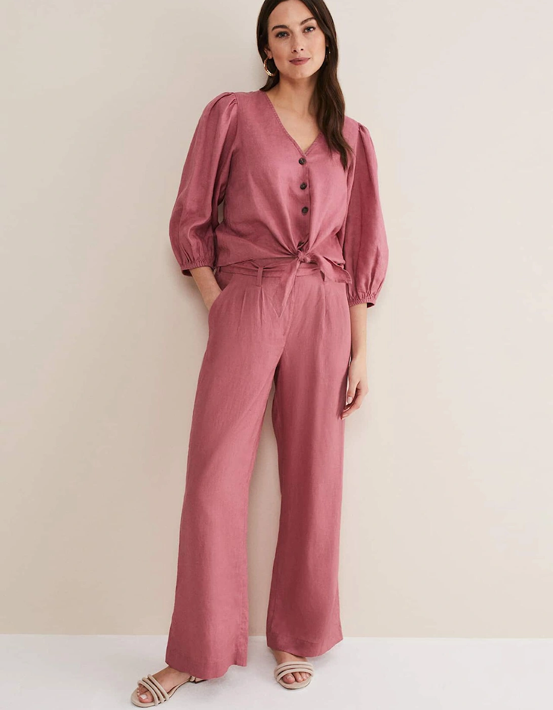 Raven Linen Trouser