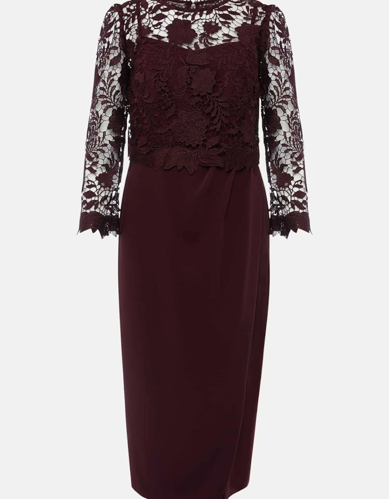 Adeline Double Layer Lace Dress