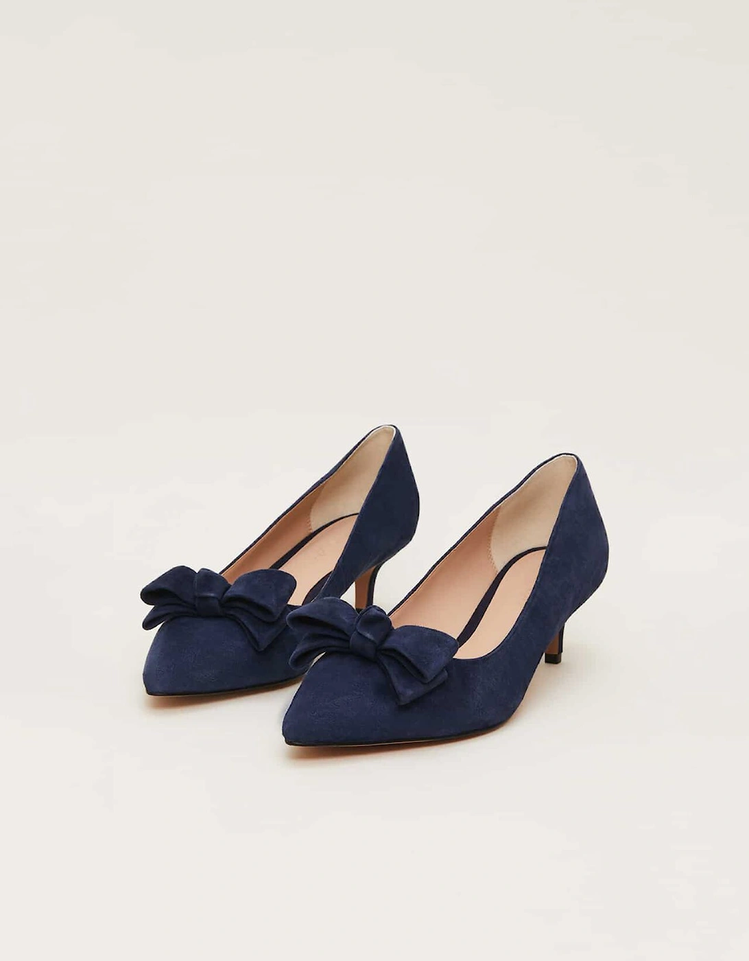 Structured Bow Kitten Heel