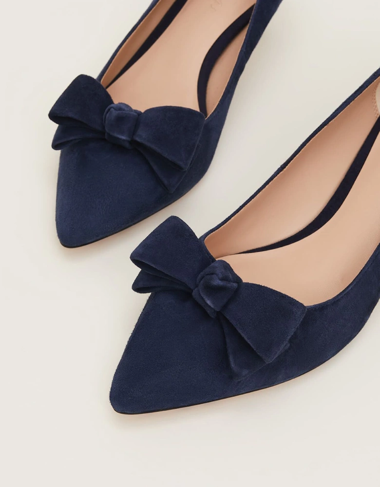 Structured Bow Kitten Heel