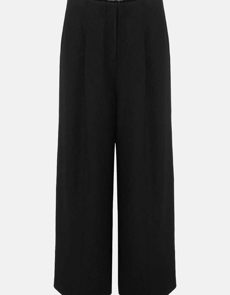 Audrea Black Wide Leg Culottes