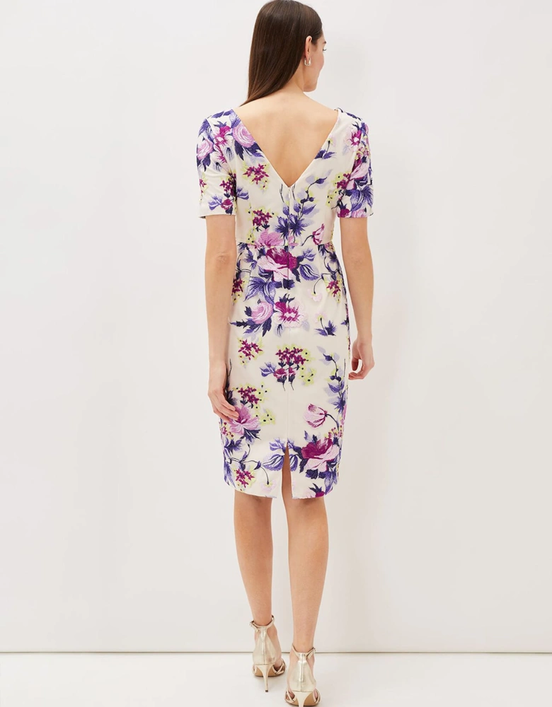 Lenora Embroidered Dress