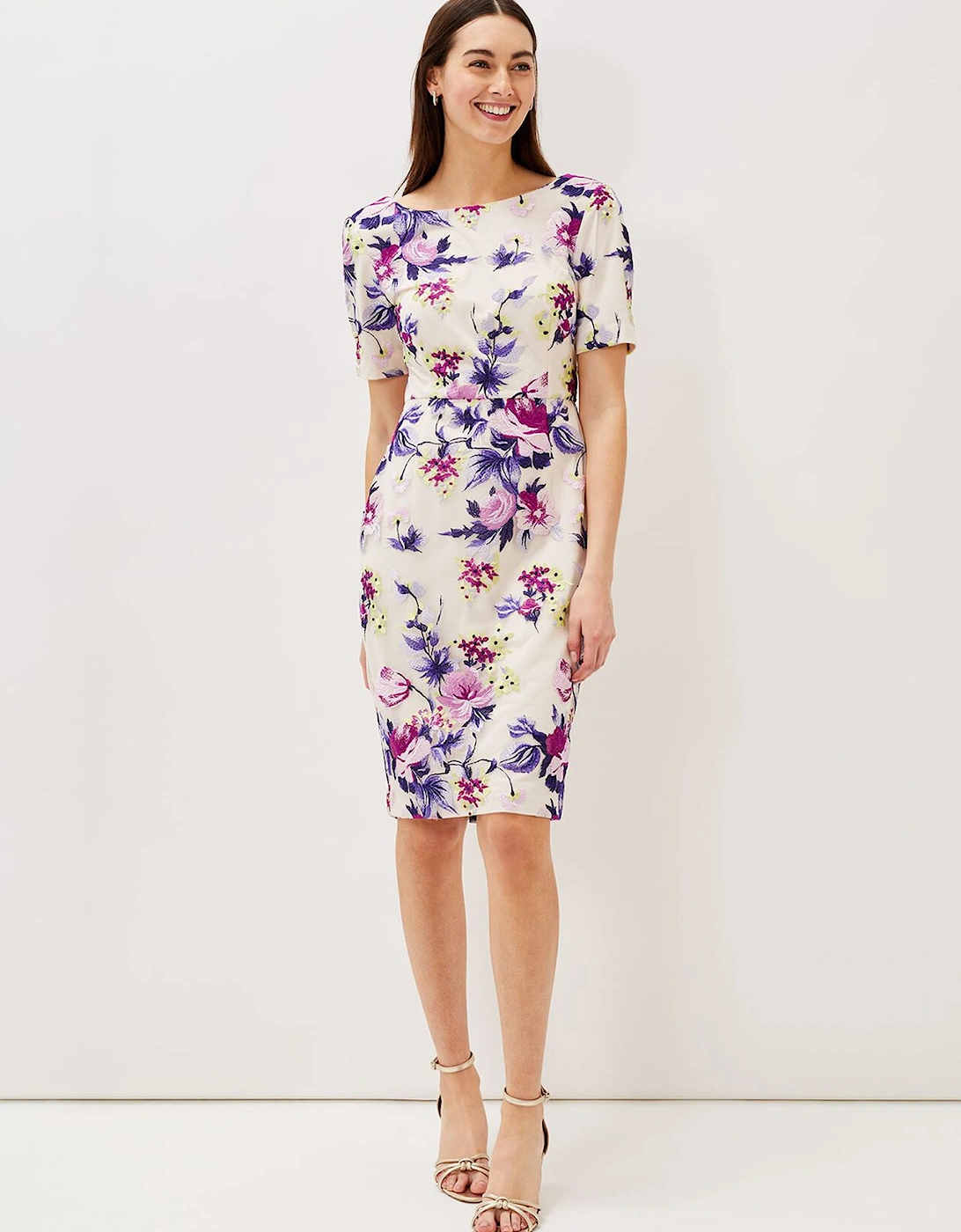 Lenora Embroidered Dress