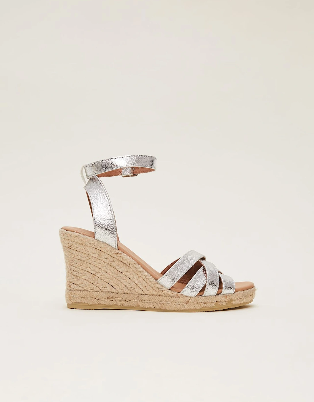 Leather Strappy Espadrilles, 9 of 8