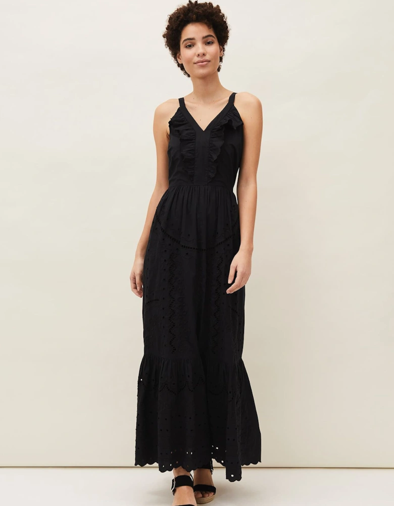 Tallie Broderie Maxi Dress