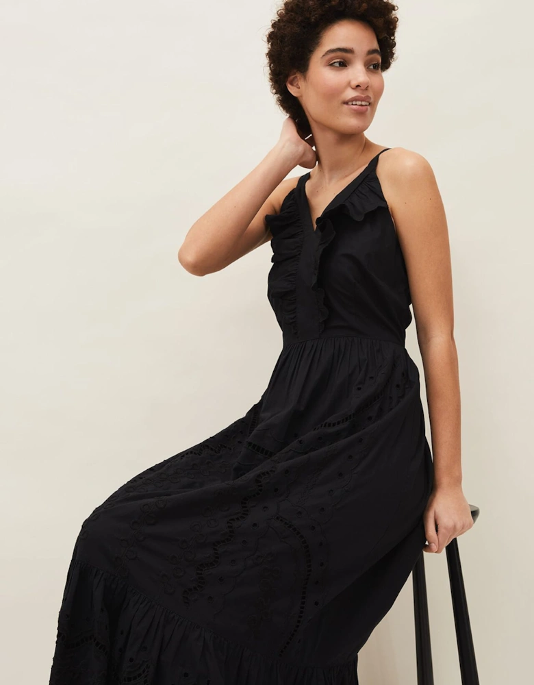 Tallie Broderie Maxi Dress