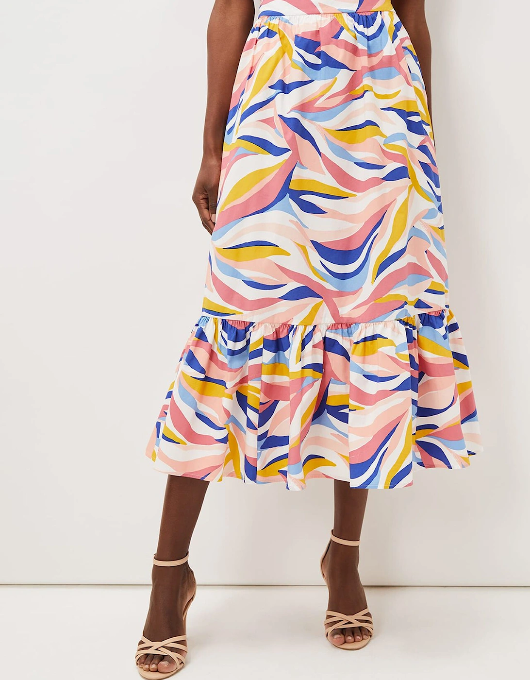 Tyra Wave Co-Ord Midi Skirt