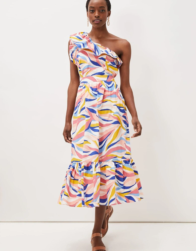 Tyra Wave Co-Ord Midi Skirt