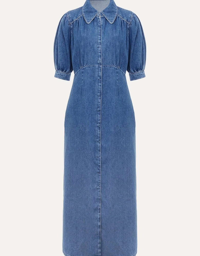 Cosette Denim Midaxi Dress