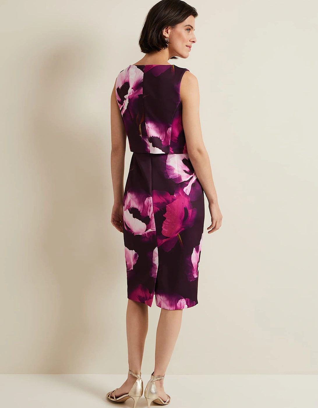 Christie Printed Scuba Midi Dress