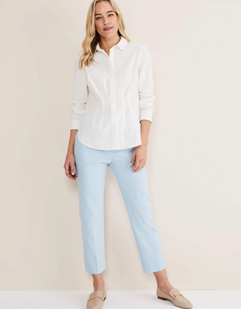 Julianna Cropped Straight Leg Trousers