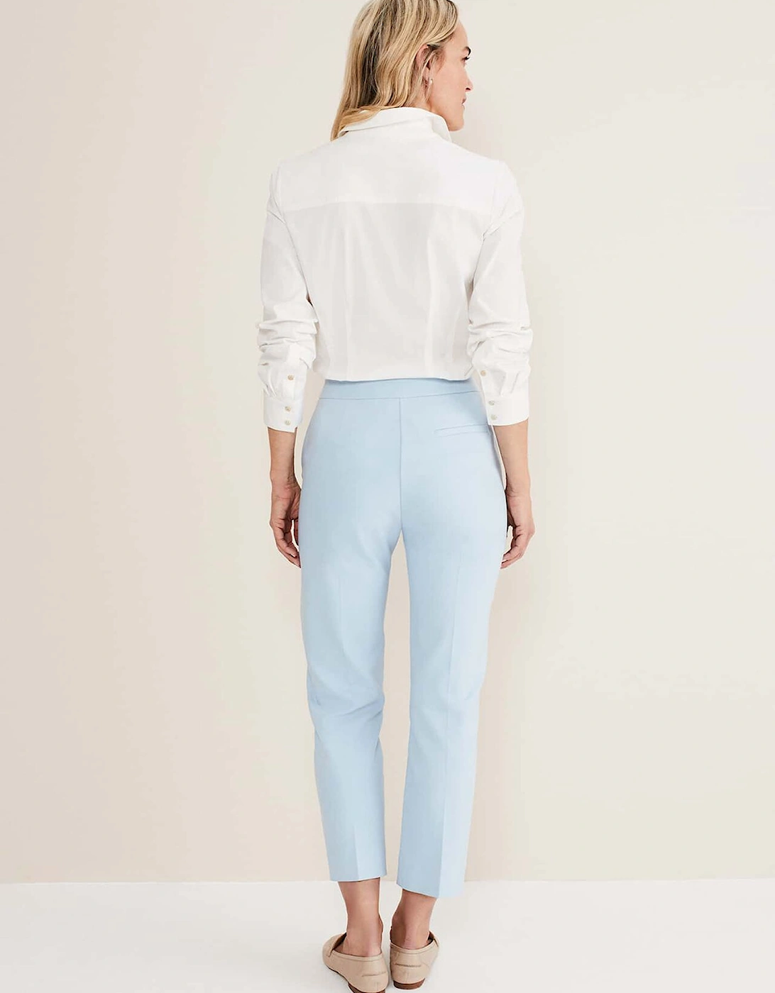 Julianna Cropped Straight Leg Trousers