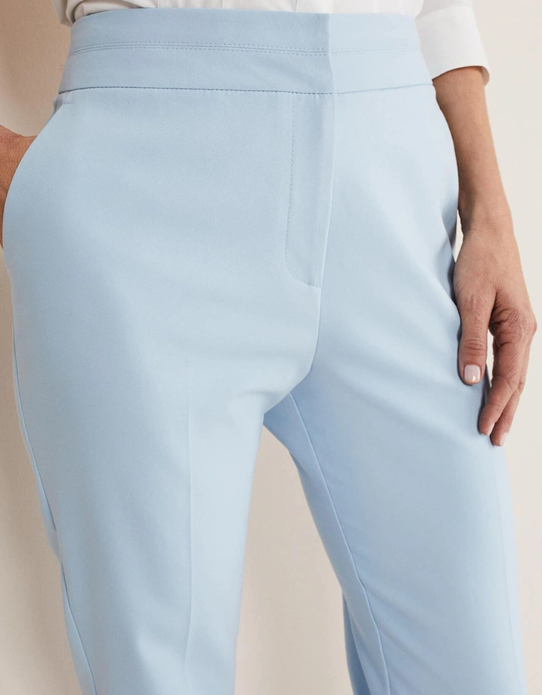 Julianna Cropped Straight Leg Trousers