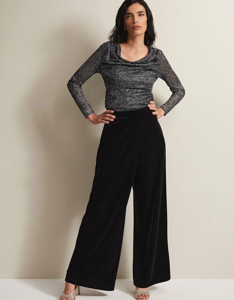 Florentine Velvet Co-Ord Trousers