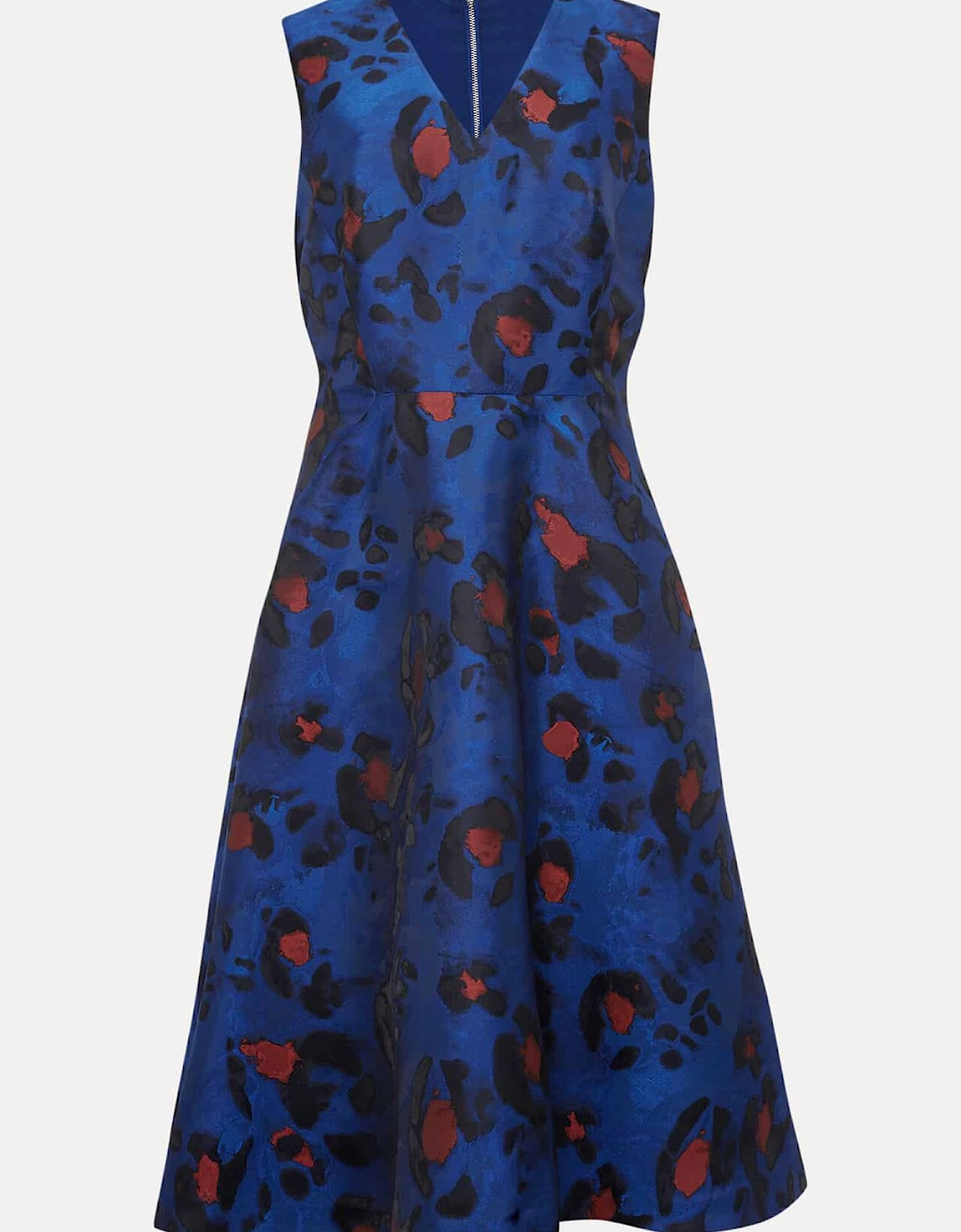 Clarisse Print Jacquard Dress