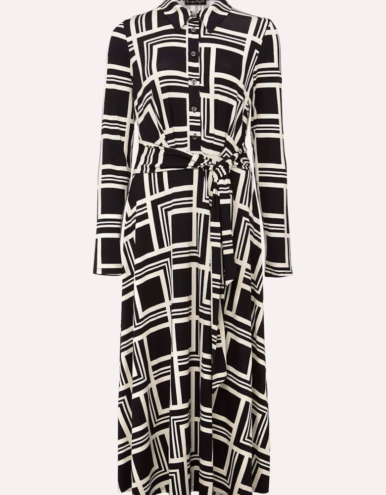 April Geo Midi Dress