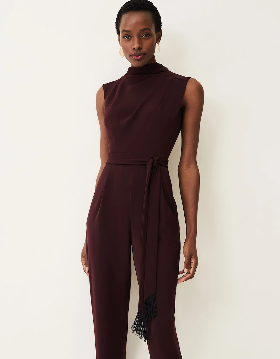 Zinnia Cowl Neck Jumpsuit