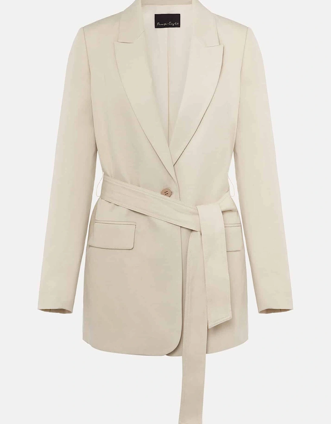 Inessa Linen Belted Blazer