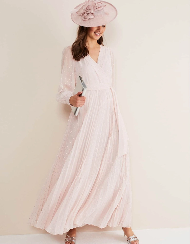 Carmen Fil Coupe Maxi Dress